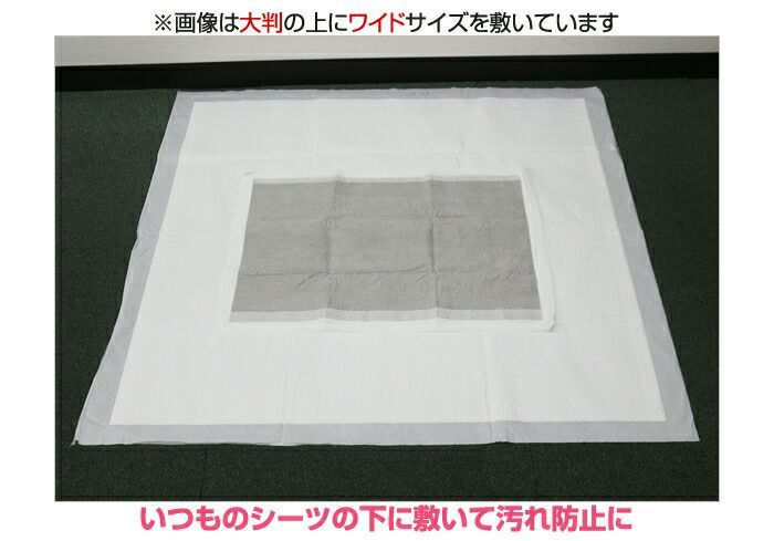 超薄型ペットシーツ 大判タイプ 80枚（20枚入×4袋）（ビッグサイズ）