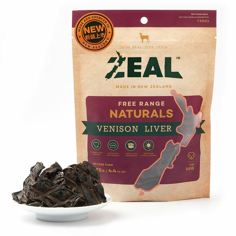 ZEAL　フリーレンジ　鹿のレバー　125g